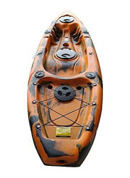 Winner Bighead Angler Fishing Sit-on-Top Kayak for Single Person, Orange/Black