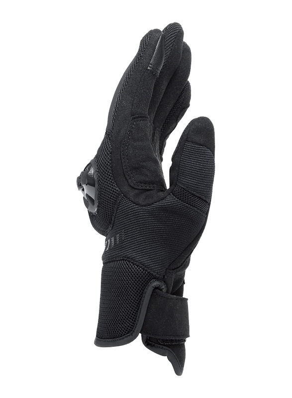 Dainese Mig 3 Air Tex Men's Short Motorcycle Gloves, XXXL, Black