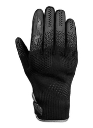 Ixon Ixflow Knit Textile Motorcycle Summer Gloves, Medium, 300101031-1001-M, Black