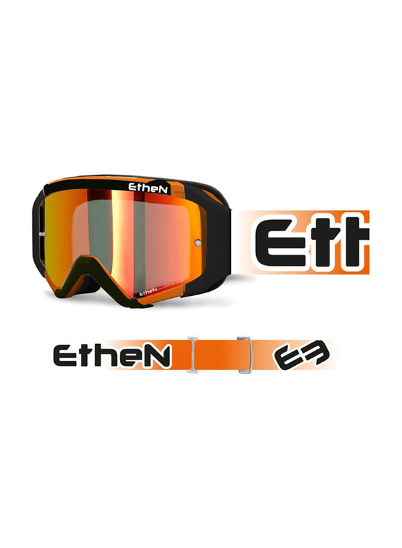 Ethen Srl 05R Goggle Primis, Medium, Orange/Red