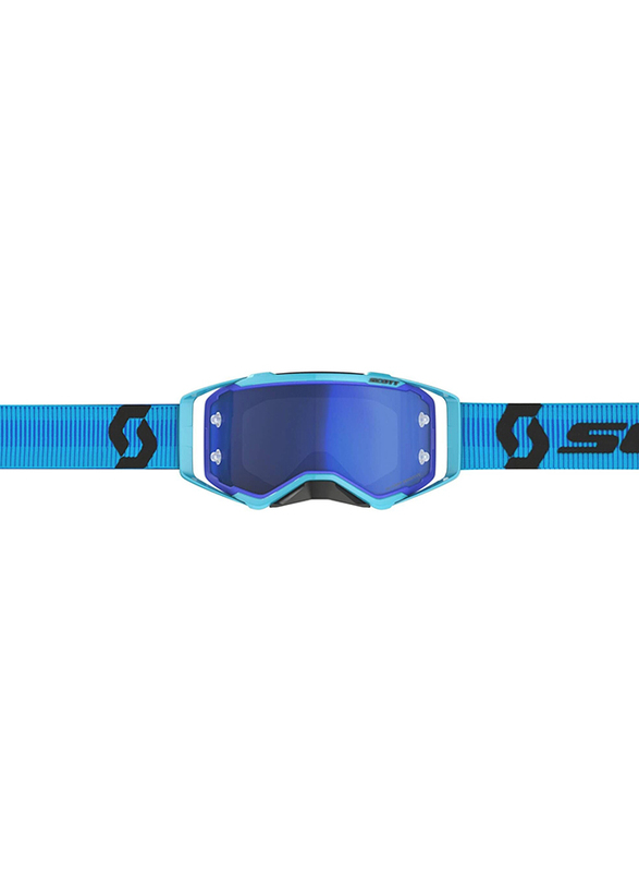 Scott Prospect Blue Chrome Works Goggle, Blue/Black