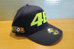 Vr 46 Racing Valentino Rossi The Doctor Cap for Men, Vr64cap, One Size, Black