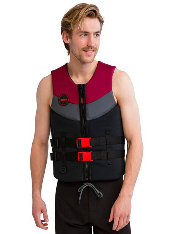 Jobe Neoprene Life Vest, Medium, Burgundy Red