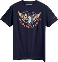 Alpinestars Adult Flyer Tee T-Shirt Unisex, M, Navy Blue