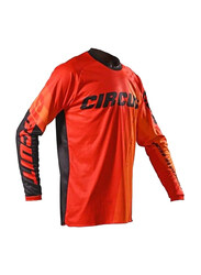 Circuit Equipment Cross/Enduro Reflex 2022 Jersey, Medium, Red/Orange