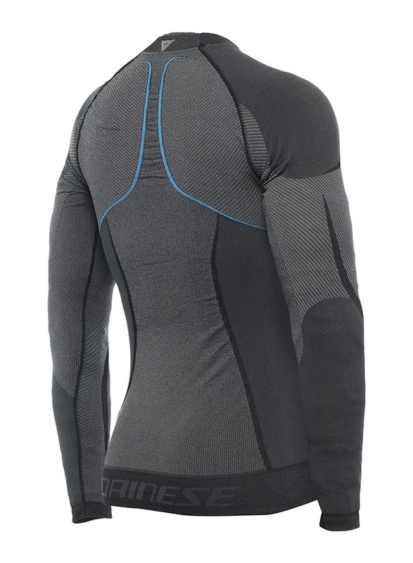 Dainese Dry LS Base Layer Top for Men, Large, Black