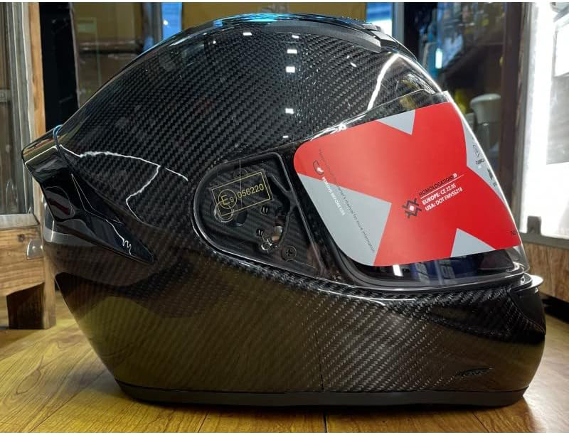 Axor Rage Carbon Full Face Helmet, Large, Carbon Black