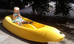 Winner 1-Person Doris Sit-On-Top (SOT) Kid's Kayak, Yellow