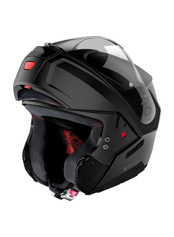

Nolan N90-3 Classic 010 N-Com Flip-up Motorcycle Helmet, Black, Large