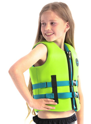 Jobe Neoprene Life Vest for Kids, UK 14, Lime Green