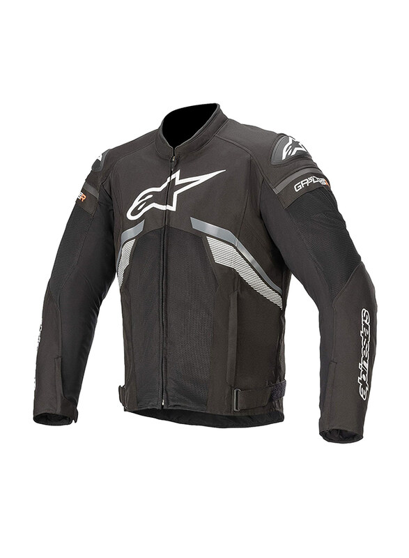

Alpinestars T-GP Plus R V3 Motorcycle Air Jacket, Balk Dark Grey/White, Medium