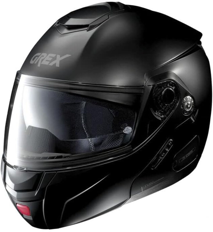 

Grex G9.2 Kinetic N-Com 002 Flip-Up Motorcycle Helmet, Small, Black