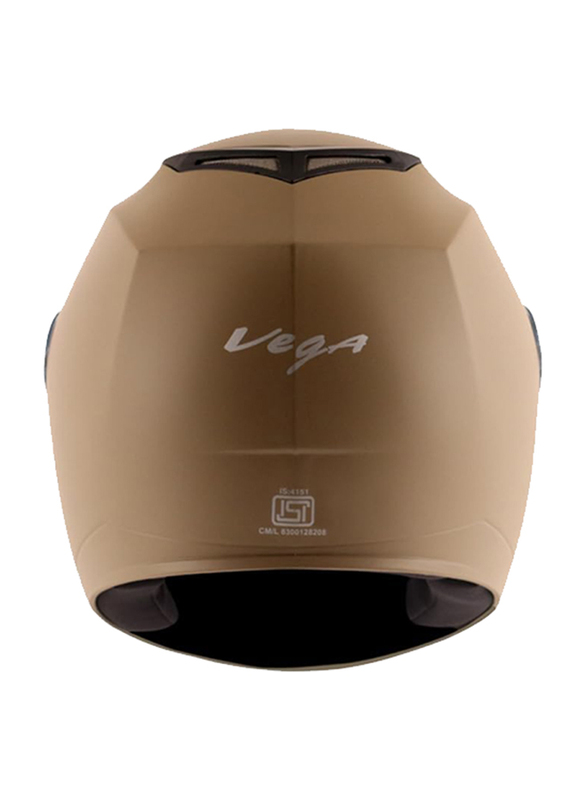 Vega Edge DX-E Full Face Helmet, Small, Brown
