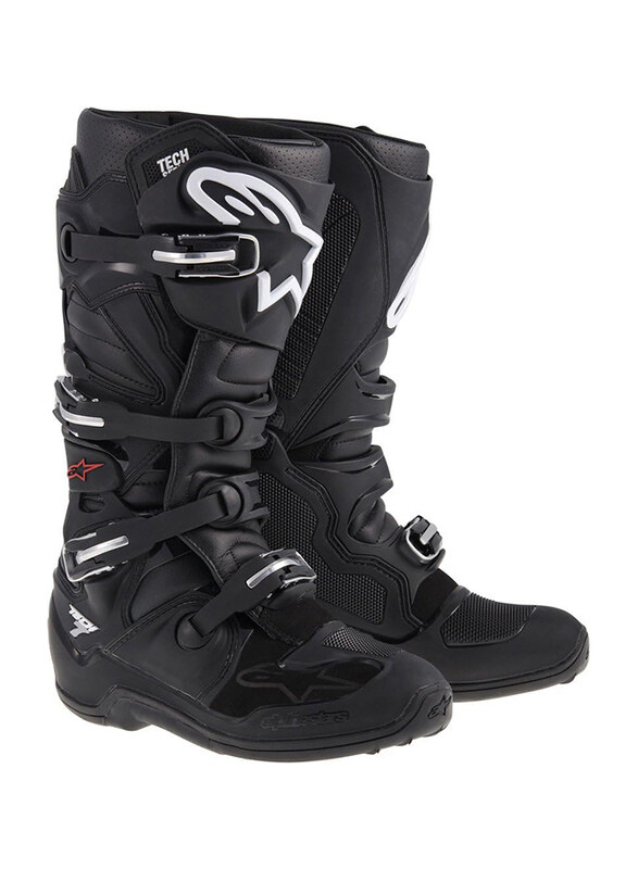 

Alpinestars Tech 7 Leather Motocross Motorcycle Boots for Women, Black, 38 Eu