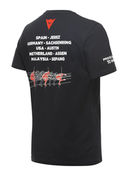 Dainese Racing T-Shirt, Extra Large, Black