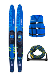 Allegre 67-inch Combo Skis Package, Blue