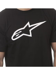 Alpinestars S.P.A. Ageless Classic Tee T-Shirt for Men, Small, Black/White