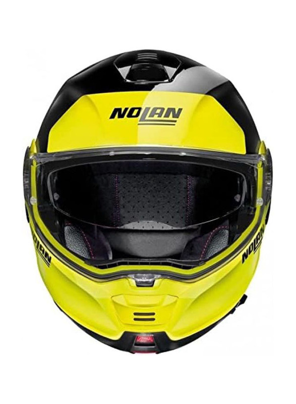 Nolan Group Spa Plus Distinctive N-Com Flip-Up Helmet, Small, Black