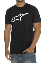 Alpinestars S.P.A. Ageless Classic Tee T-Shirt for Men, Medium, Black/White