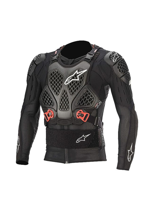 

Alpinestars Unisex-Adult Bionic Tech V2 Protection Jacket, Black/Red, Medium