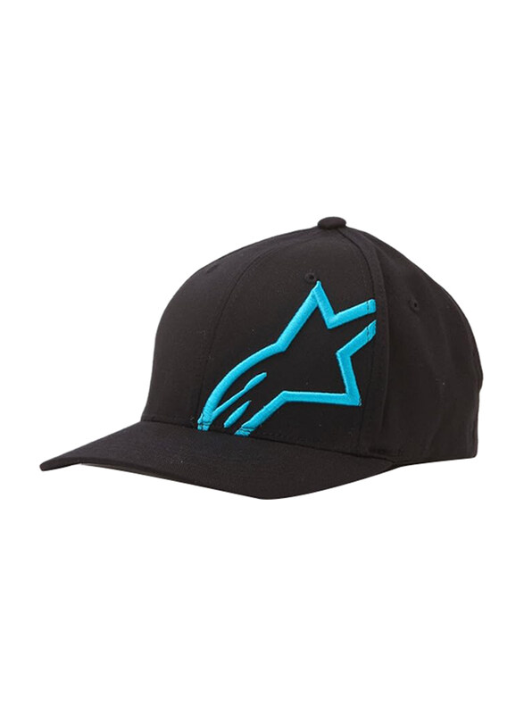 

Alpinestars Corp Shift 2 Flexfit Baseball Cap for Men, L-XL, Black/Blue