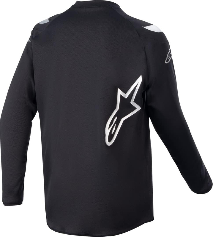 

Alpinestars Youth Racer Graphite Jersey, Medium, Black