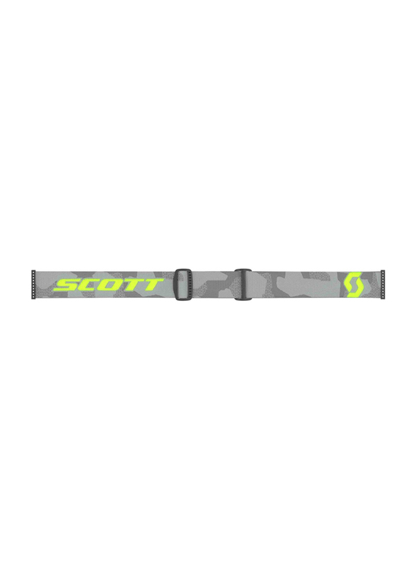 Scott Fury LS Light Sensitive Goggle, Light Grey/Neon Yellow