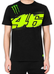 Valentino Rossi VR 46 Monster T-Shirt for Men, XL, Black