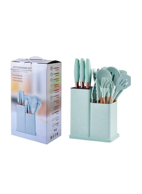 

VAV 19-Piece Kitchen Gadget Set, Mint Green