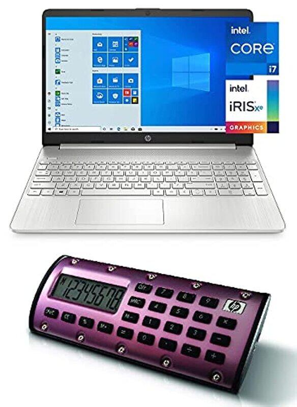 

HP 15 DY Laptop, 15.6" 250Nits HD Display, 11th Gen Core i7-1165G7 Upto 4.7GHz, 1TB SSD, 16GB RAM, Intel Iris Xe Graphics, EN KB, Windows 10, Silver