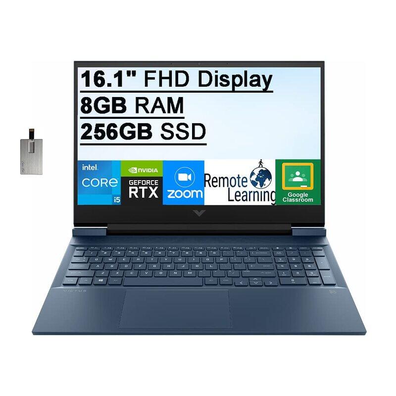 

HP Victus (2021) Gaming Laptop, 16.1" FHD Display, Intel Core i5-11400H, 2TB SSD, 32GB RAM, NVIDIA GeForce RTX3050 Graphics, EN KB, Windows 11, Blue