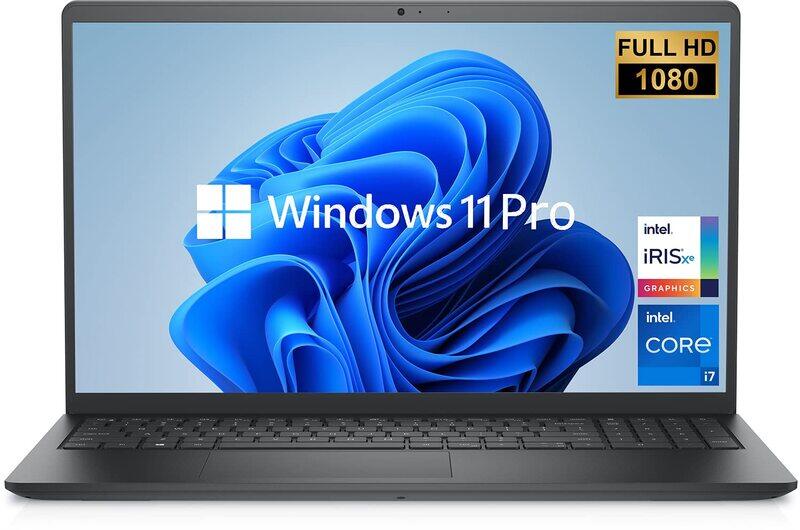 

DELL Vostro 3510 Laptop, 15.6" FHD Display, Intel Core i7 11th Gen 2.8GHz, 512GB PCIe SSD, 12GB RAM, Intel Iris Xe Graphics, EN KB, Win11 Pro, Black