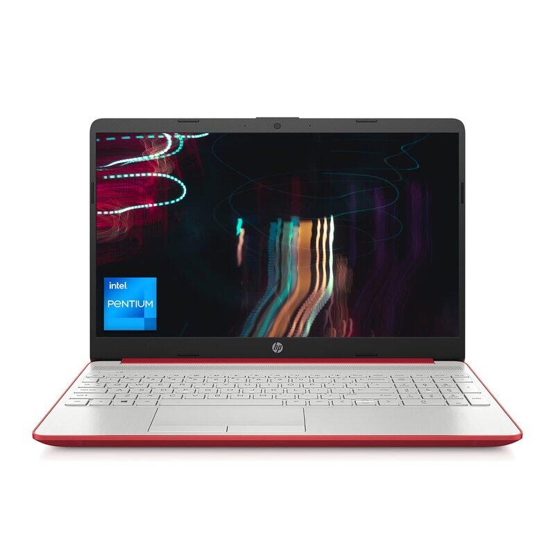 

HP Laptop, 15.6" HD Display, Intel Dual-Core Pentium Gold 2.40GHz, 1TB SSD, 16GB RAM, Intel UHD Graphics, EN KB, Win 10 Home, Red