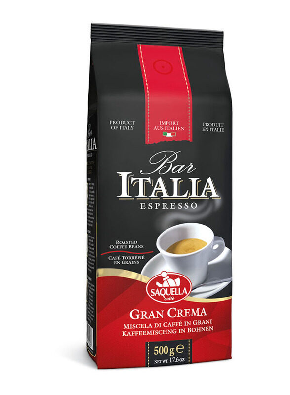 

Saquella Bar Italia Gran Crema Whole Beans, 500g