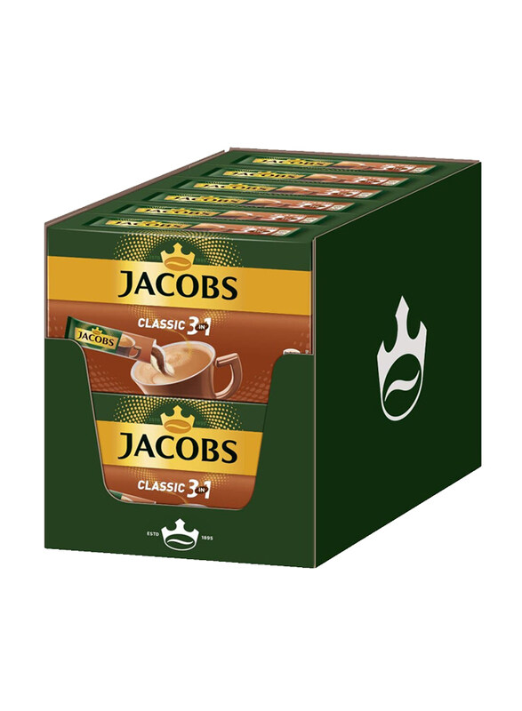 

Jacobs Classic 3-in-1 Instant Coffee, 12 x 10 x 180g