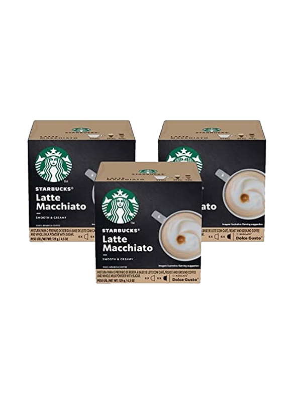 Starbucks Dolce Gusto Latte Macchiato, 3 x 129g