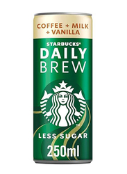 Starbucks Daily Brew Vanilla, 12 x 250ml