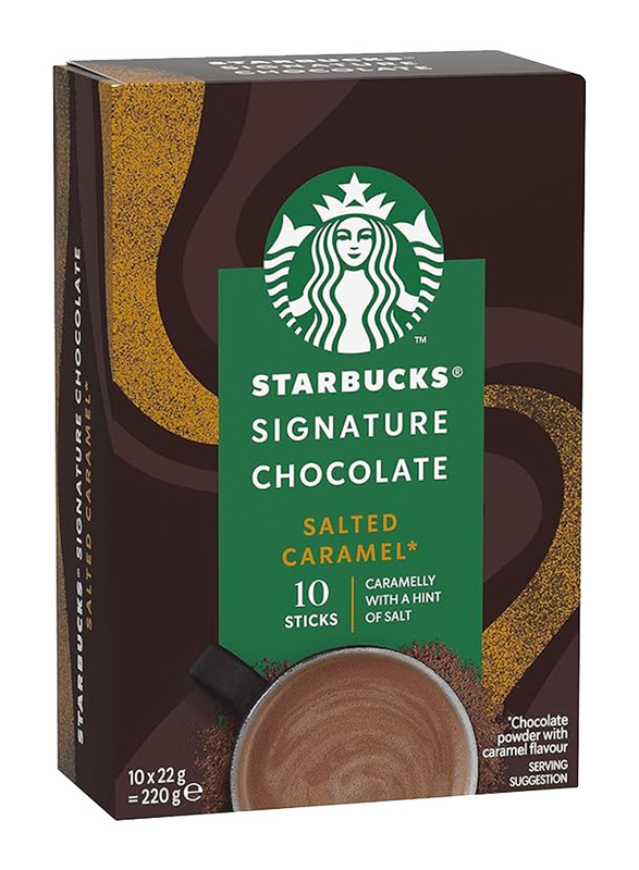 Starbucks Signature Salted Caramel Sachets, 10 x 10 x 22g