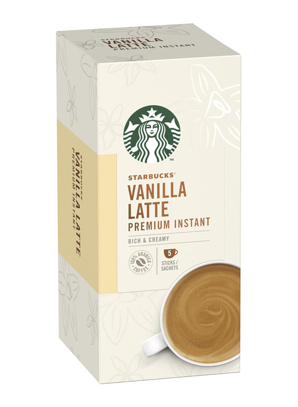 

Starbucks White Sachets Latte Vanilla, 6 x 107g