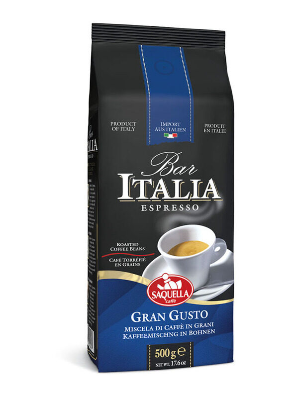 

Saquella Bar Italia Gran Gusto Whole Beans, 500g