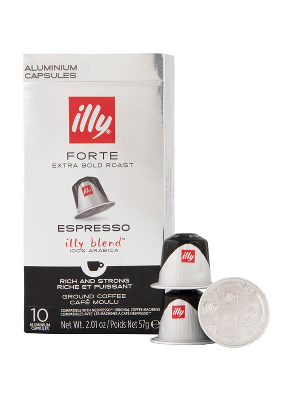 

Illy Strong Espresso Coffee, 10 x 57g