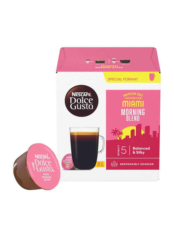 

Nescafe Dolce Gusto Morning Blend Miami Coffee, 3 x 16 Capsules x 1.6g
