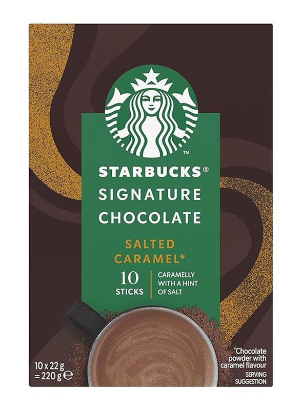 Starbucks Signature Salted Caramel Sachets, 10 x 10 x 22g