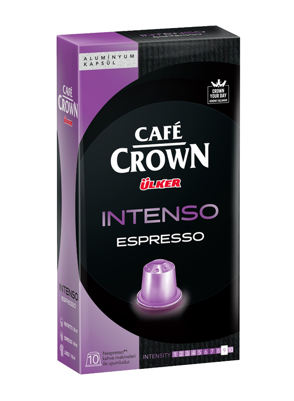 Cafe Crown Intense Capsule, 12 x 10 Capsules x 5.2g