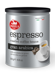 Saquella Espresso Gran Arabica Whole Beans, 250g