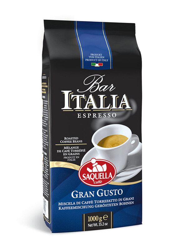 

Saquella Bar Italia Gran Gusto Whole Beans, 1000g