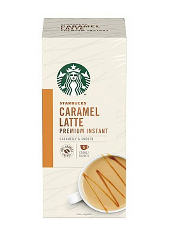 Starbucks White Sachets Latte Caramel, 6 x 107g