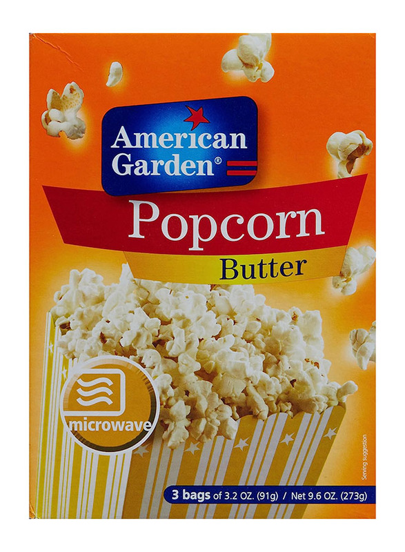 American Garden Butter Popcorn Microwave, 12 x 9.6oz