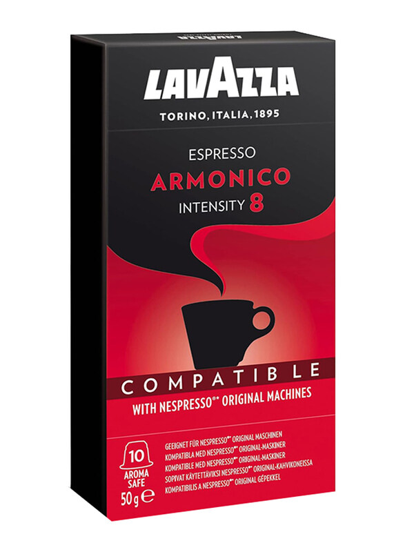 

Lavazza Espresso Armonico Nespresso Coffee Capsules, 10 x 50g