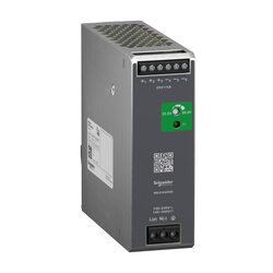 Schneider Electric Single Phaseo ABL7 & ABL8 Regulated Power Supply, 100-240V AC, 24V, 5A, ABLS1A24050, Grey